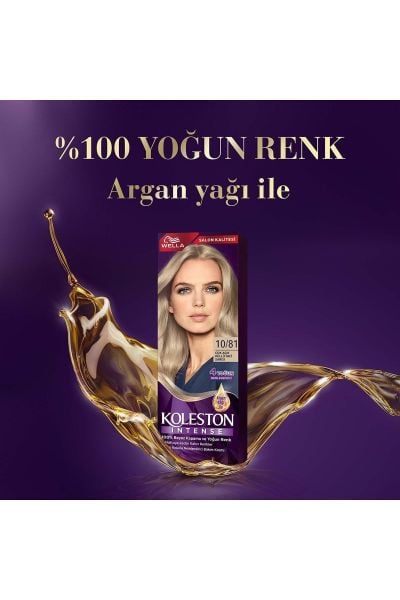 Wella Koleston Intense Saç Boyası 10/81 Çok Açık Küllü İnci Sarısı