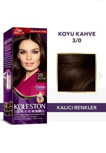 Koleston İntense Saç Boyası 3/0 Koyu Kahve