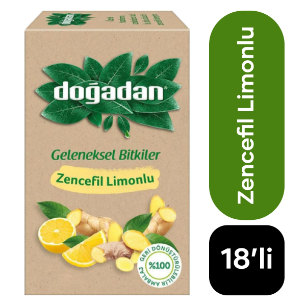 Doğadan Limon Zencenfil Çayı Hoe