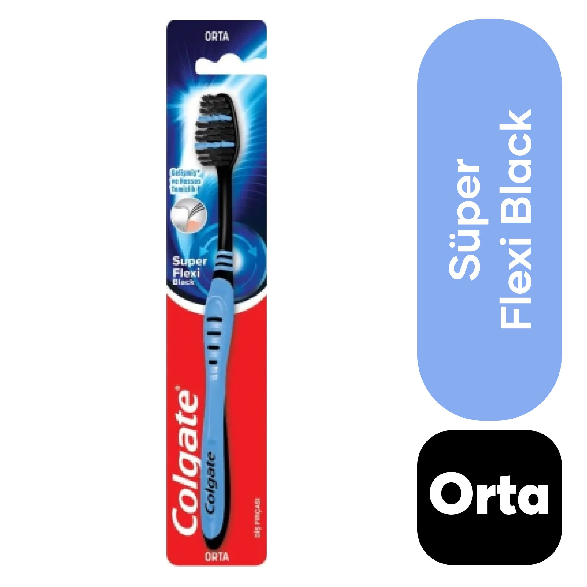 Colgate Diş Fırçası Medium Super Flexi Black