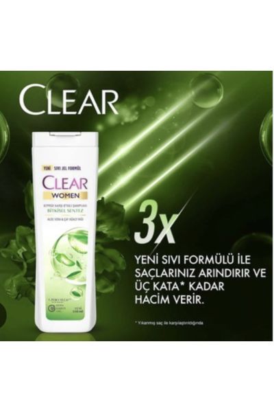 Clear 350 Ml. Men Şampuan Women Aloe Vera