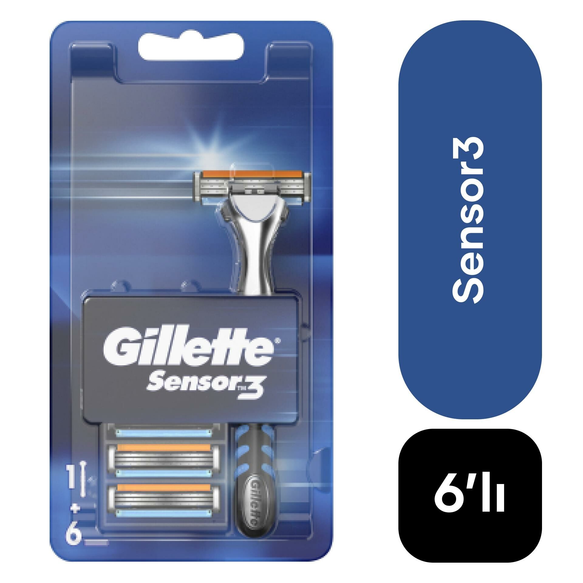 Gillette Sensor 3 Mak+6 Lı Bıçak