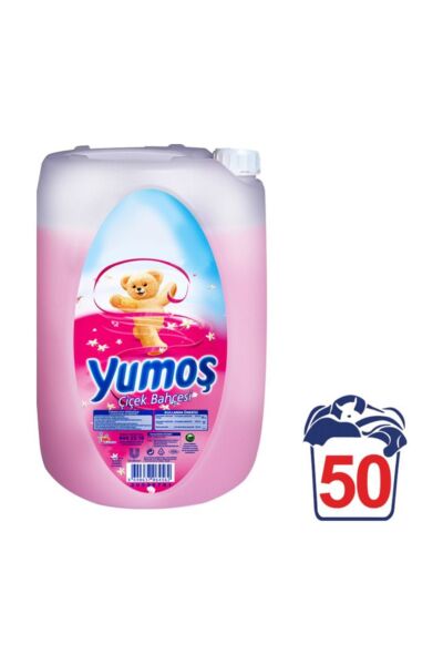 Yumoş Çiçek Bahçesi Beyazlar ve Renkliler İçin Yumuşatıcı 5000 ml 50 Yıkama