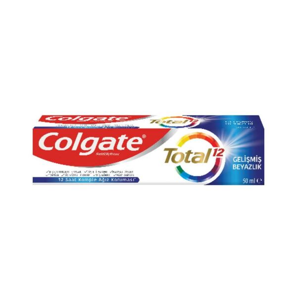 Colgate Diş Macunu Total 12 Gelişmiş Beyazlık 50 ml