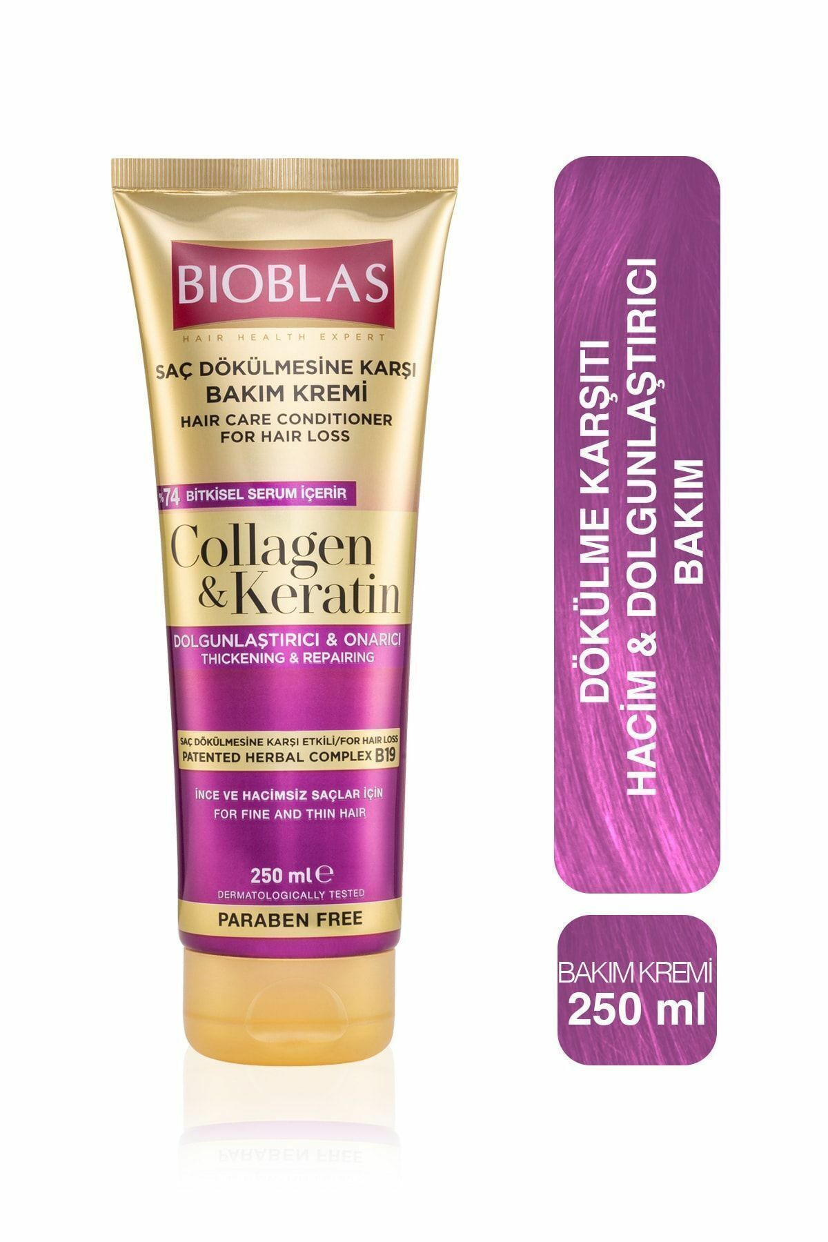 Bioblas Saç Kremi Kolajen & Keratin 250 ml