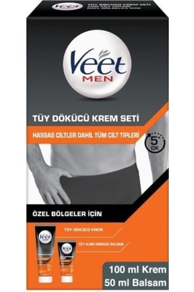 Veet Men 100+50 Ml Tüy Dökücü Krem + Balsam