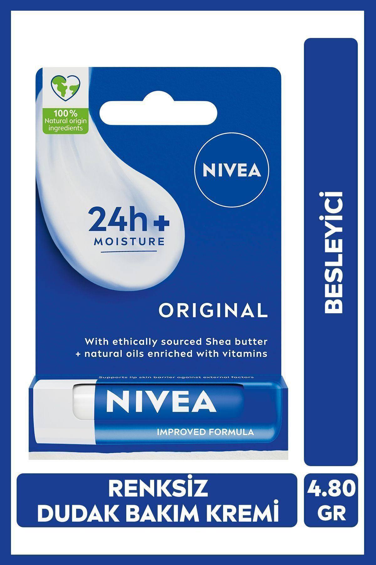 Nivea Lip Dudak Bakım Kremi 4,8 gr Essential Care