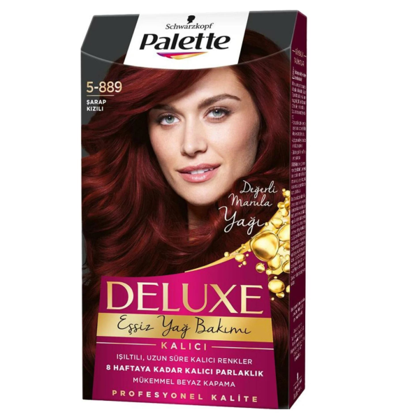 Palette Deluxe 5-889 Şarap Kızılı