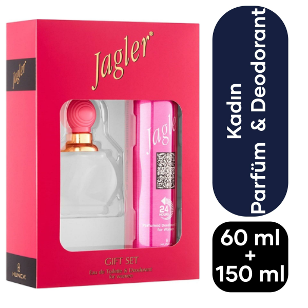 Jagler Parfüm EDT 60 ml + 150 ml Deodorant - Bayan Parfüm Set