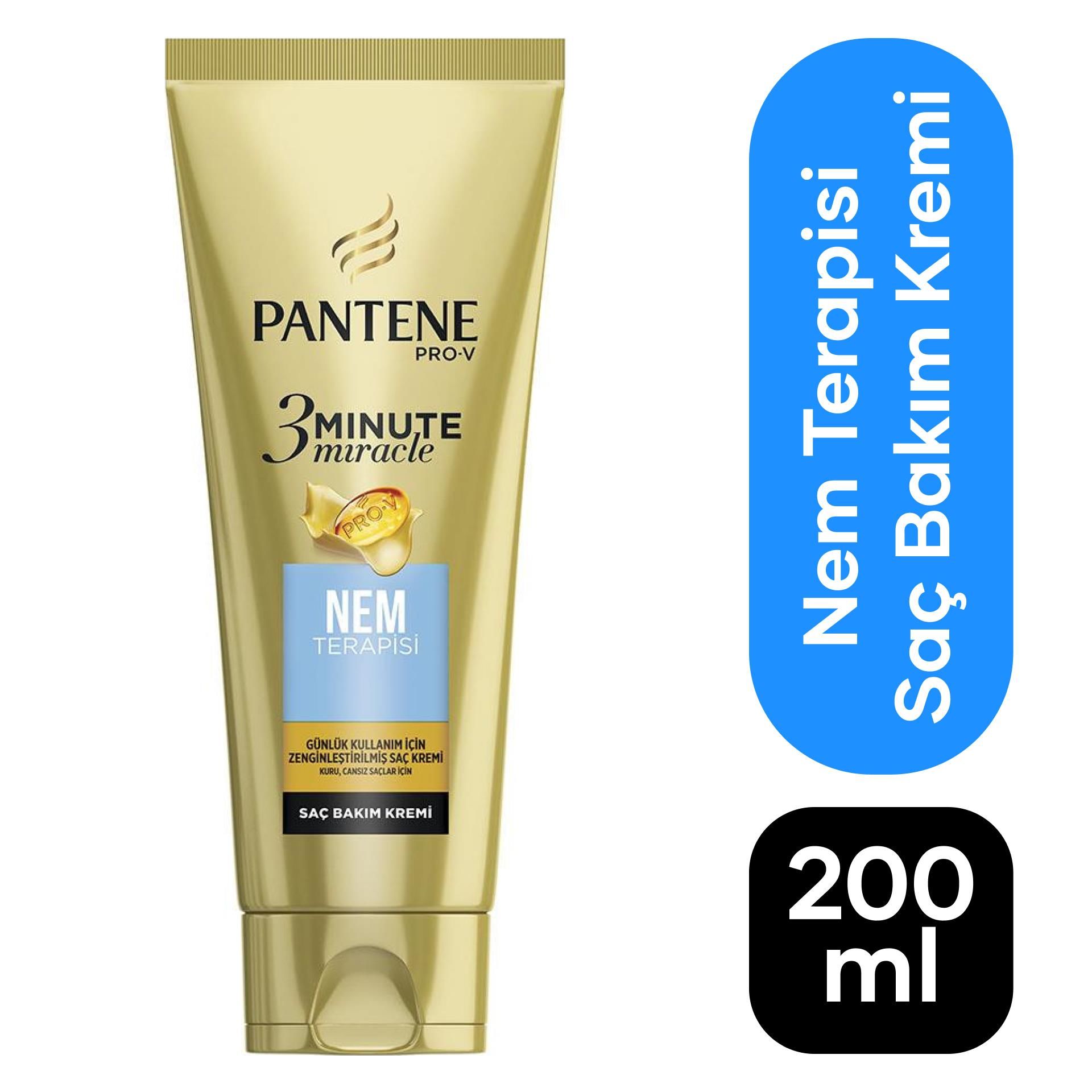 Pantene 3 Minute Saç Bakım Kremi Nemlendirici