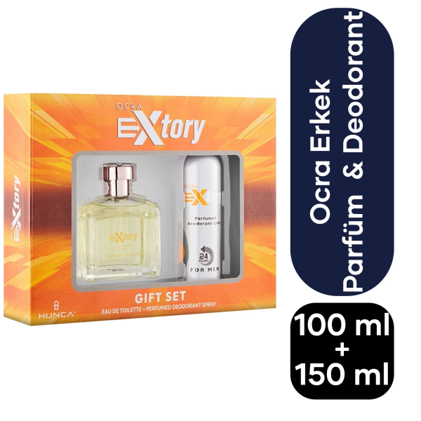 Extory Ocra Edt 100 ml Erkek Parfüm + 150 ml Deodorant
