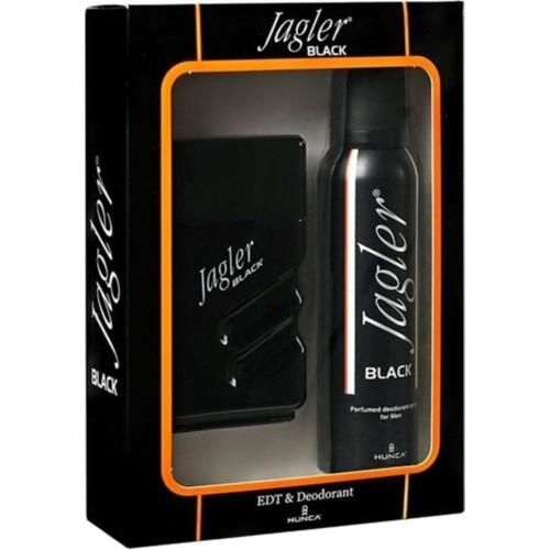 Jagler Parfüm Black EDT 90 Ml Ve 150Ml Deodorant Erkek Parfüm Set