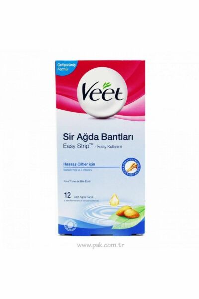 Veet Ağda Bandı Hassas 12'li