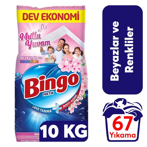 Bingo Matik 10 Kg. Beyazlar Ve Renkliler