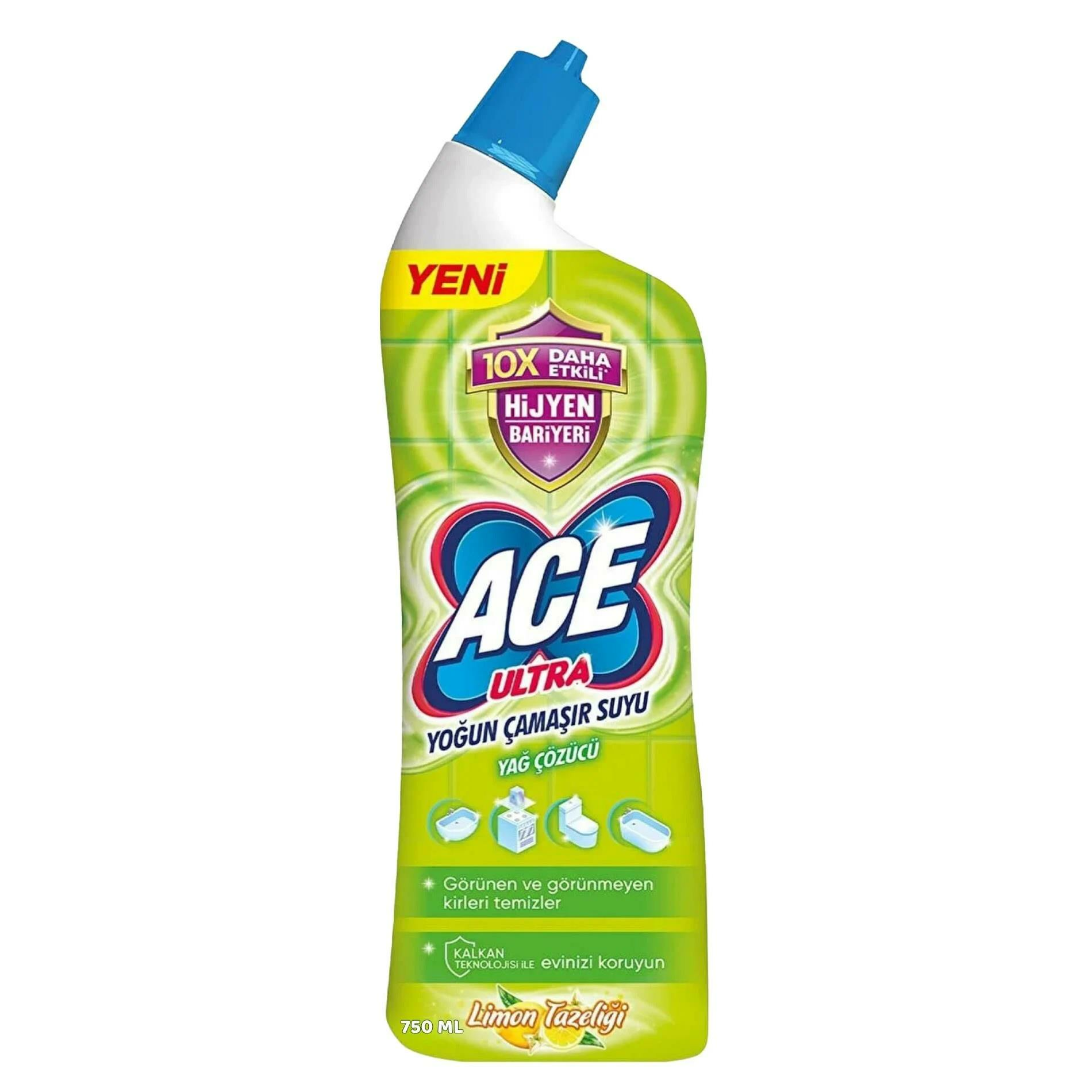 Ace Ultra Power Jel Limon Kokulu 750 ml