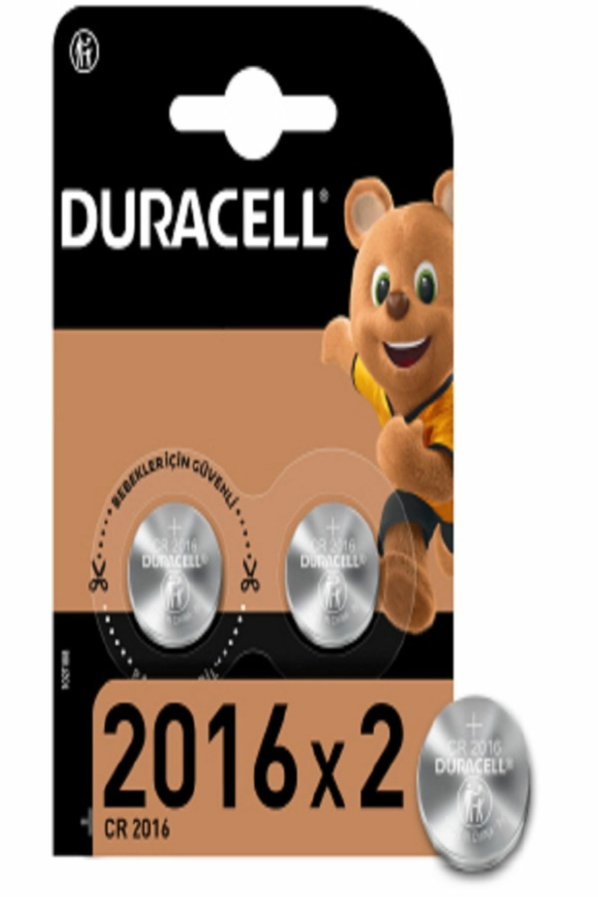 Duracell Düğme Pil 2016 2'li 3Volt