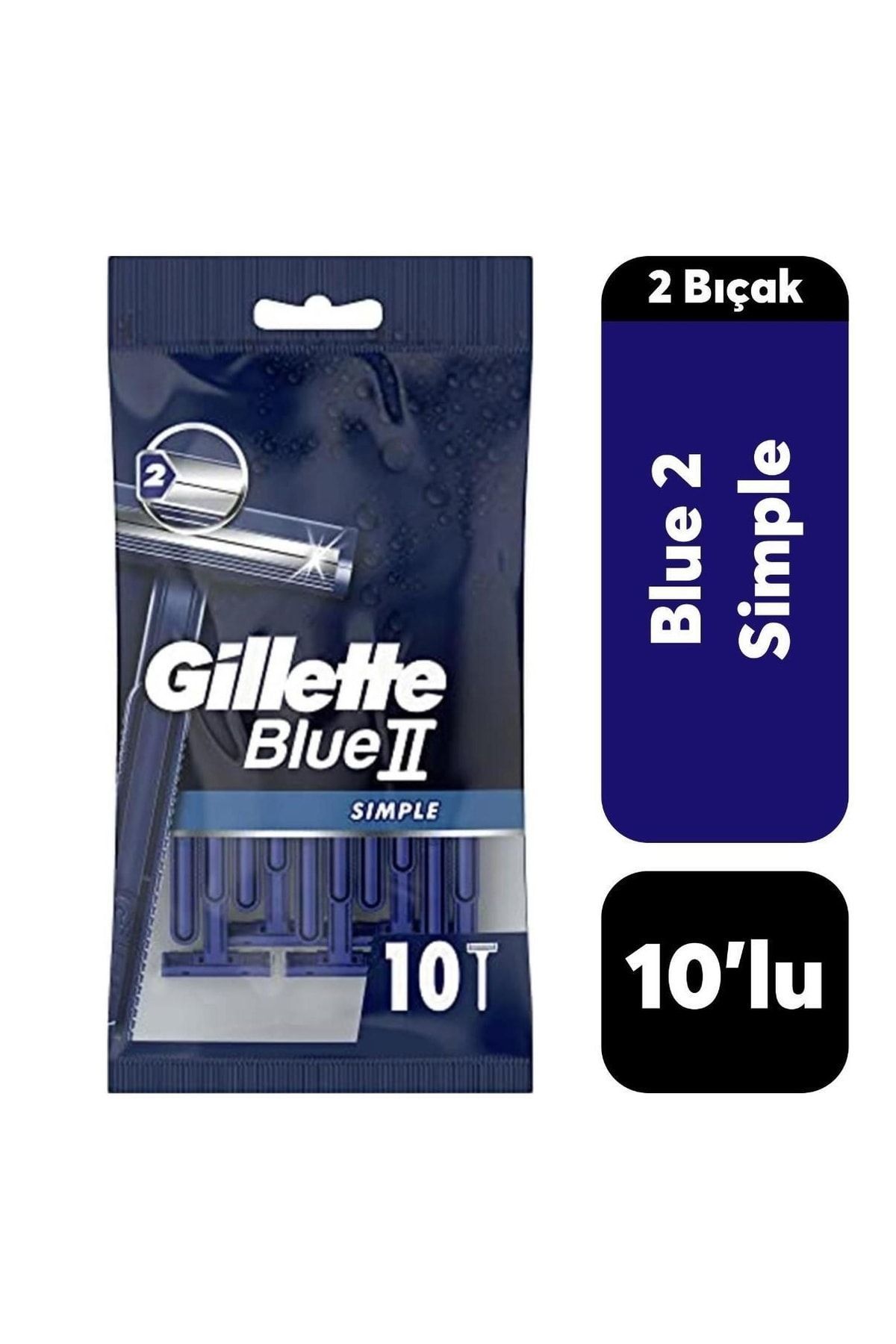 Gillette Blue2 Simple 10Lu Poşet