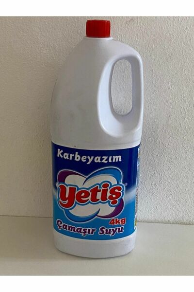 Yetiş Çamaşır Suyu 4kg  Karbeyazım