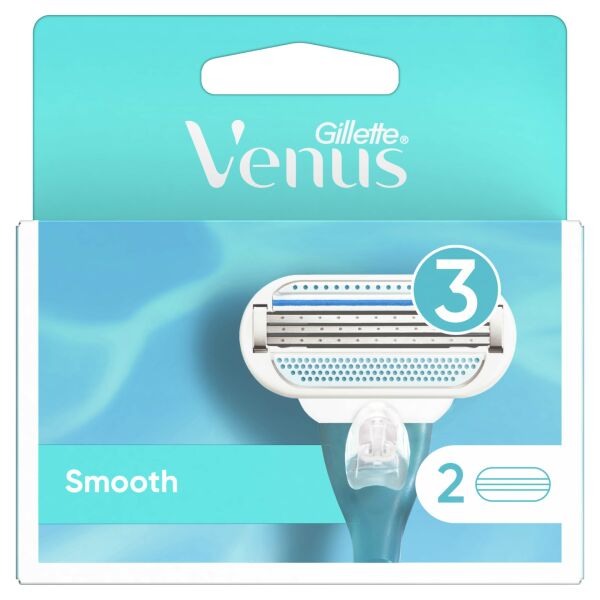 Gillette Venus Smooth Yedek Başlık 2'li