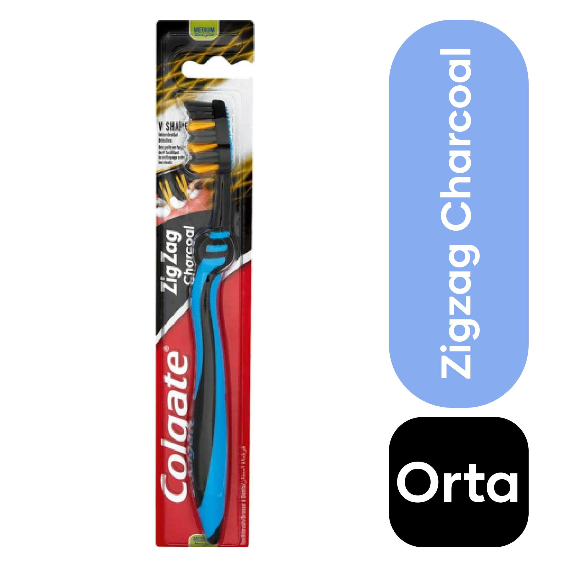 Colgate Diş Fırçası Zıgzag Charcoal Medium