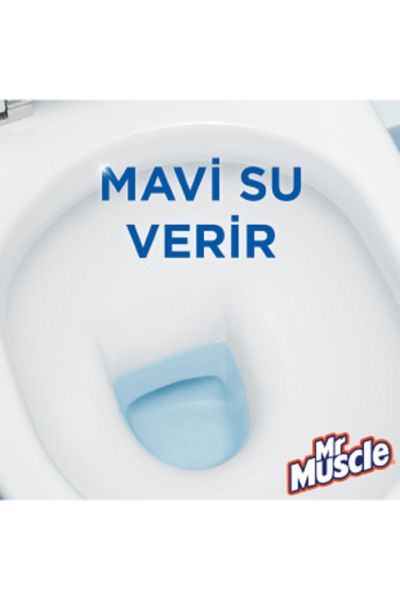 Mr. Muscle Mr Muscle Klozet Blok Tuvalet Temizleyici Aqua Mavi 2x40 gr