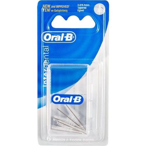 Oral-B Arayüz Diş Fırçası Yedeği Eğimli 6 Adet