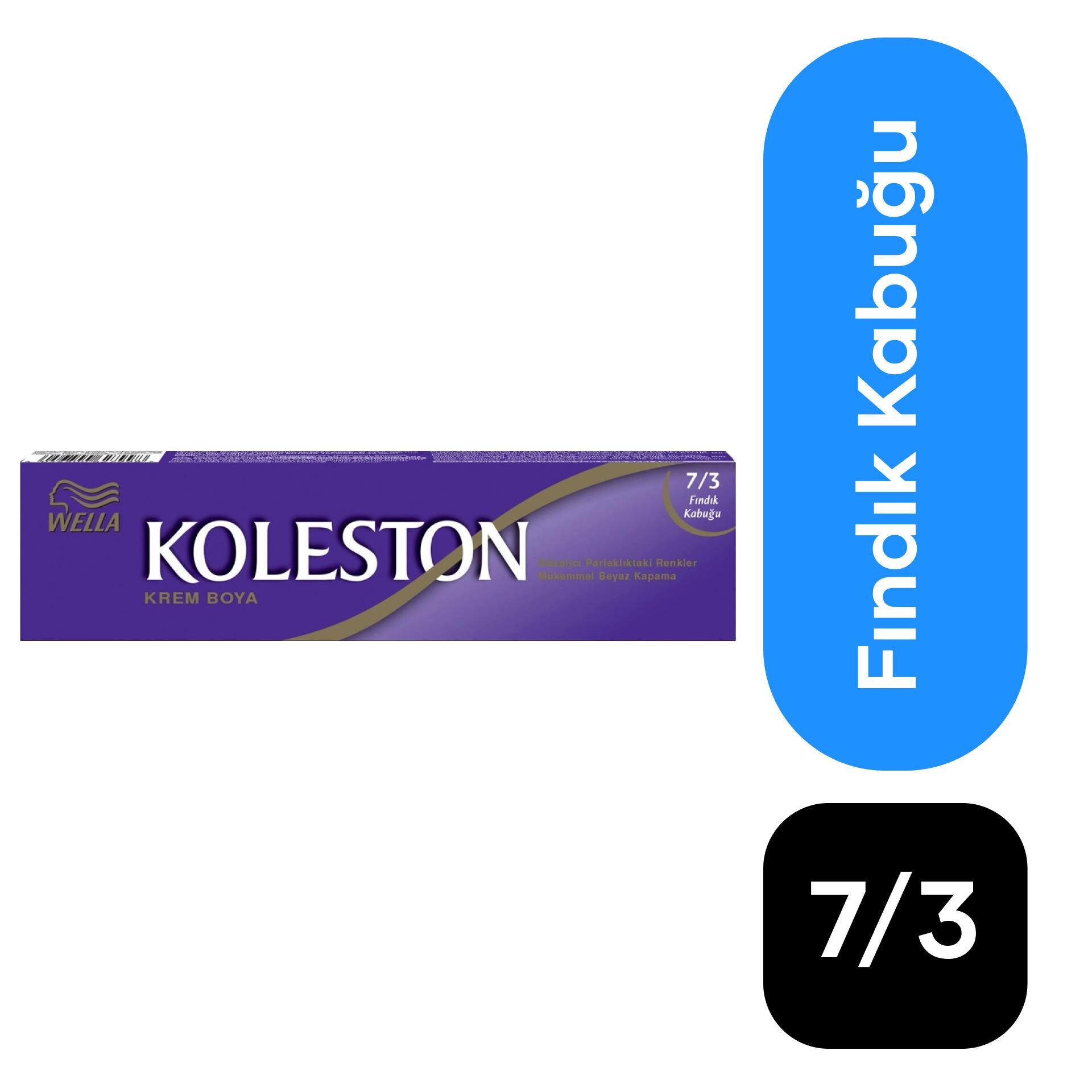 Koleston Tüp Saç Boyası 7/3 Fındık Kabuğu