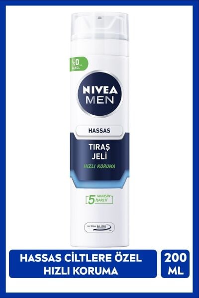 Nivea Men Hassas Tıraş Jeli 200 ml