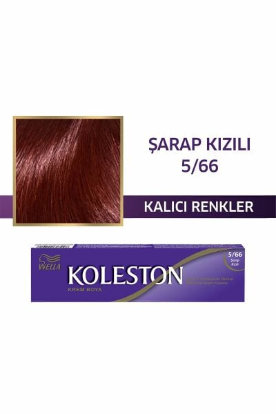 Wella Koleston Tüp Saç Boyası 5/66 Şarap Kızılı