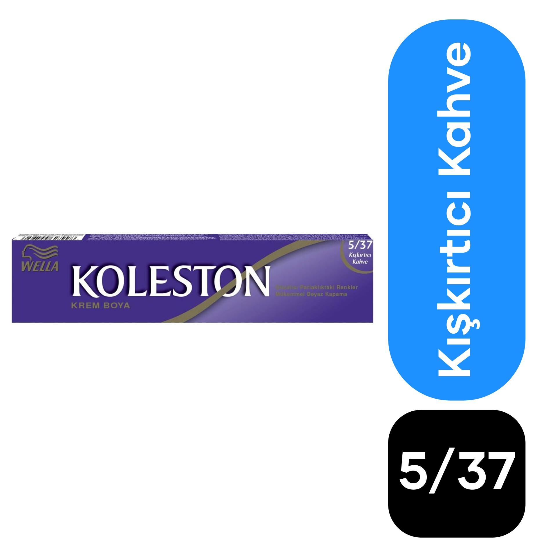 Koleston Tüp Saç Boyası 5/37 Kışkırtıcı Kahve