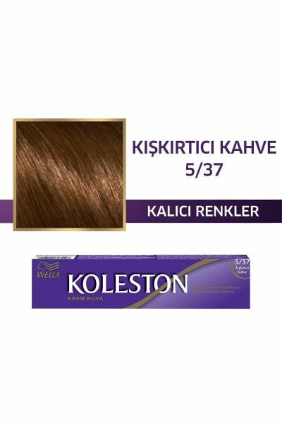 Wella Koleston Tüp Saç Boyası 5/37 Kışkırtıcı Kahve