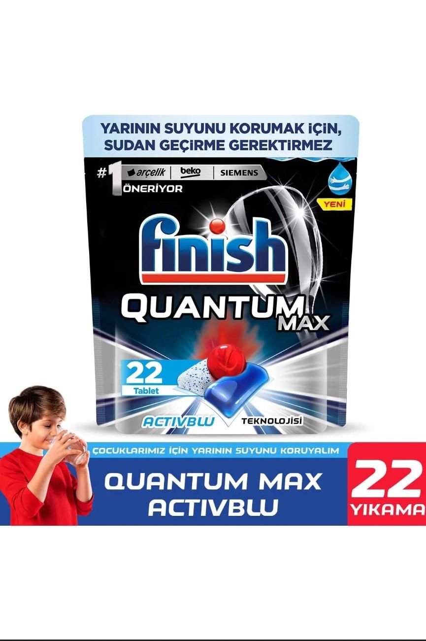 Finish Quantum Max Bulaşık Makinesi Deterjanı 22 Kapsül