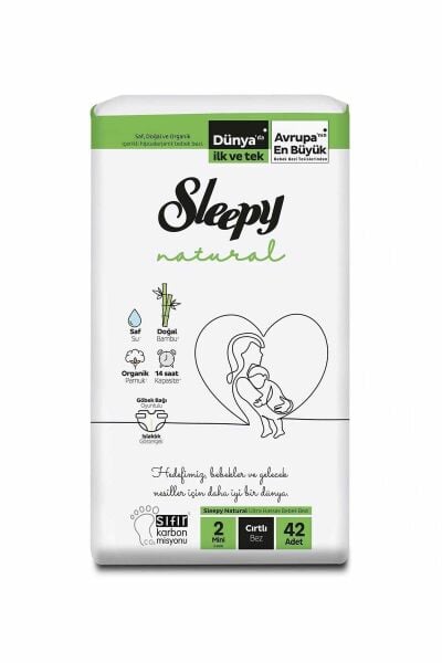 Sleepy Natural Bez Mini No:2 3-6 kg