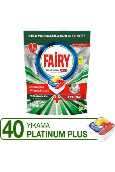 Fairy Platinum 40'lı Limon Kokulu