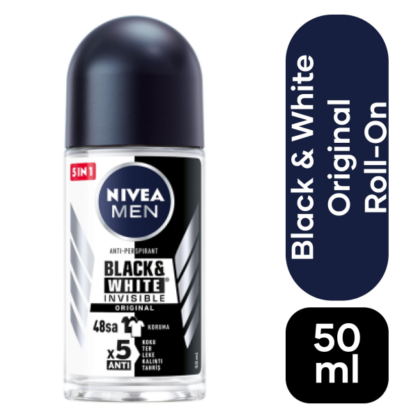 Nivea Roll-On İnvisible Black & White 50 ml Erkek