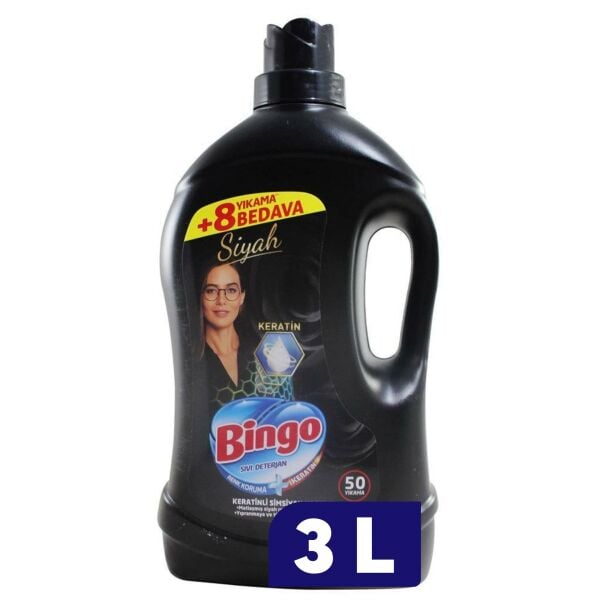 Bingo Sıvı Çamaşır Deterjanı 3 L Siyahlar