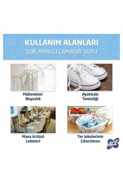 Ace 4 L Çamaşır Suyu Klasik