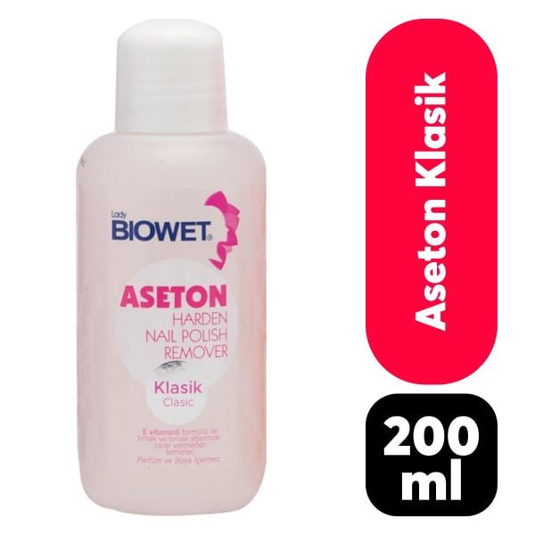 Nail Polish Biowet Aseton 200 ml Klasik