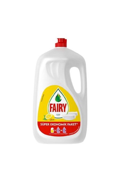 Fairy Sıvı Bulaşık Deterjanı Süper Ekonomik Paket Limon 2600 Ml