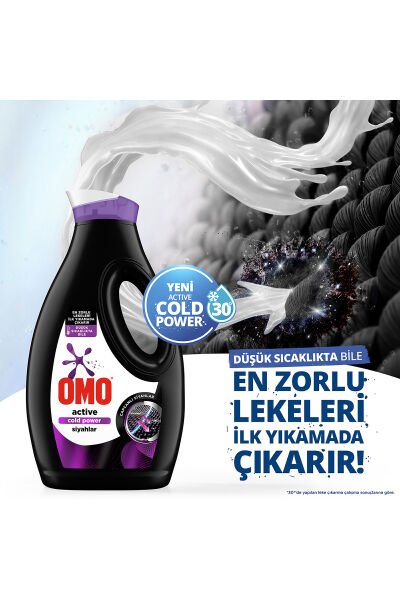 Omo Sıvı Active Cold Power Siyahlar Için Çamaşır Deterjanı 1690 ml