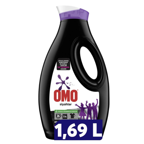 Omo Sıvı Çamaşır Deterjanı 1,69 L Siyahlar