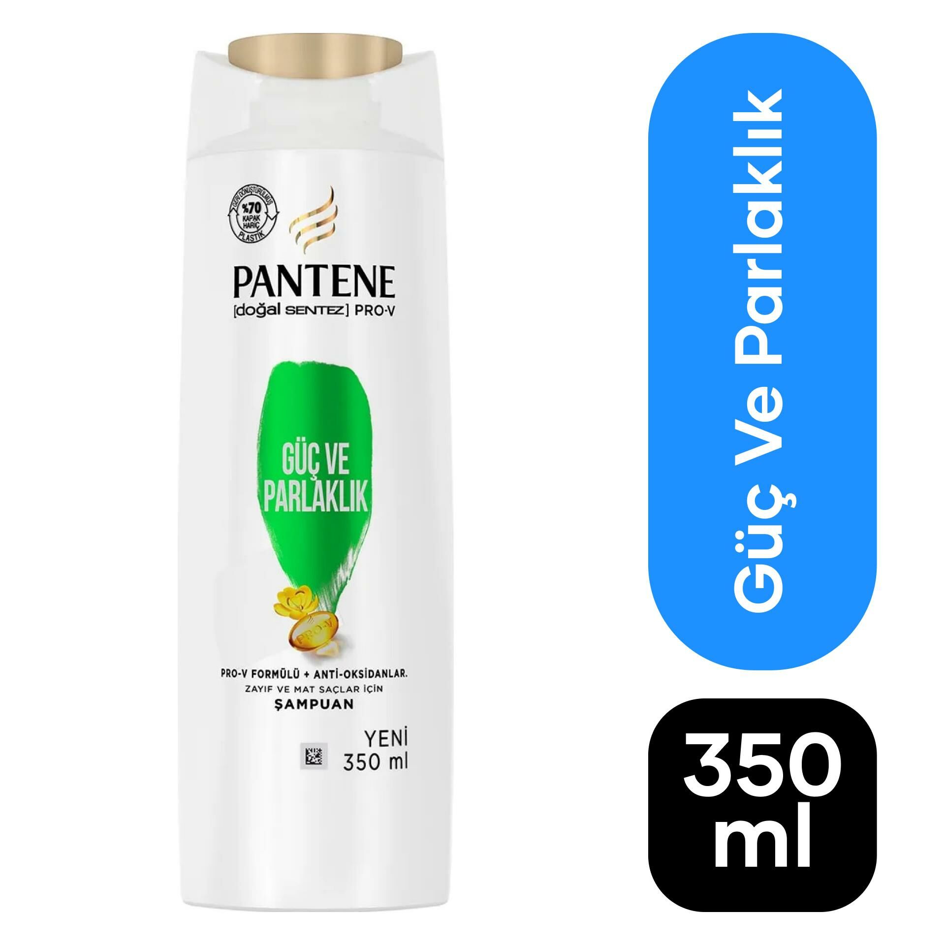 Pantene 350 ml Şampuan Güçlü ve Parlak