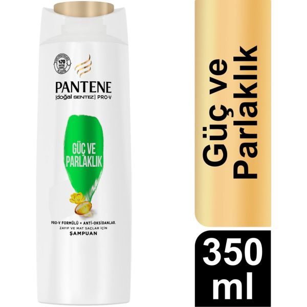 Pantene 350 ml Şampuan Güçlü ve Parlak