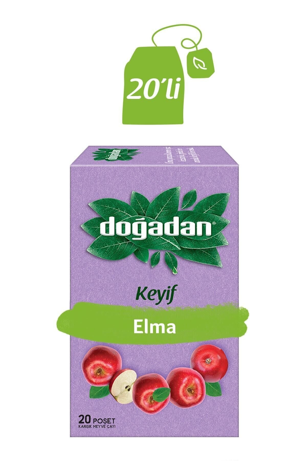 Doğadan Elma Çayı 20 Adet