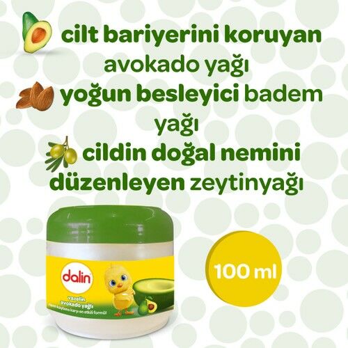 Dalin Avakado Yağlı Vazelin 100 ml