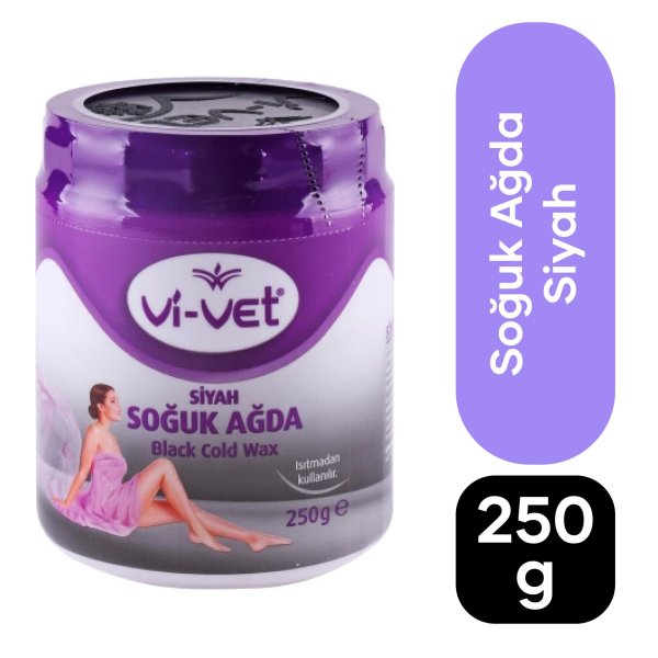 Vi-vet Siyah Klasik Soğuk Ağda 250 gr