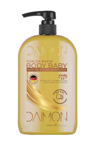 Daimon Premium Series Günlük Bakım Vegan+ Body Baby Şampuan 1000 ml