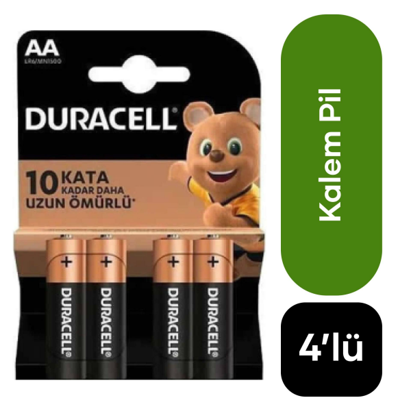 Duracell Kalem Pil 4'lü