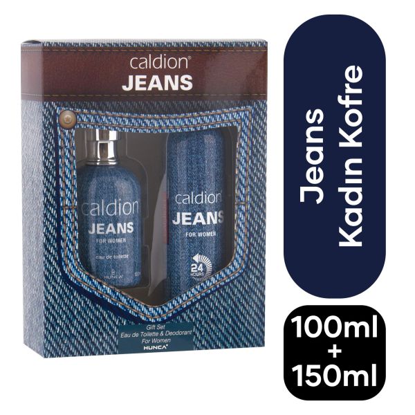 Kofre Caldion Kadın Parfüm 100 ml + Deodorant 150 ml Jeans