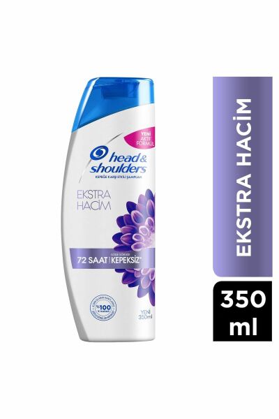 Head And Shoulders Ekstra Hacim Kepeğe Karşı Karşı Etkili Şampuan 350 Ml